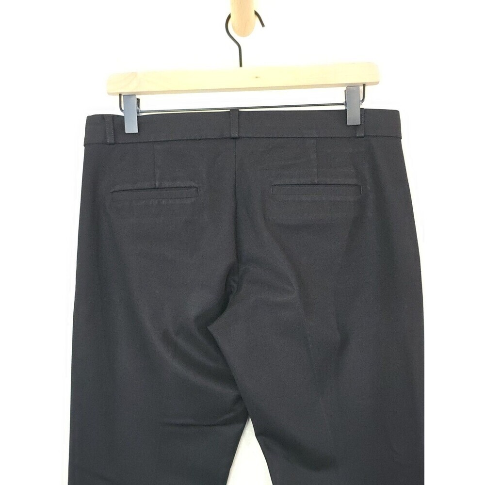 Banana Republic Ryan Straight Leg Pants Womens 4 Black Stretch Twill Career - Picture 7 of 10